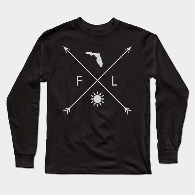 Florida Home Crossarrows Long Sleeve T-Shirt by ThisIsFloriduhMan